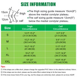 Unbranded Knee Brace for ACL/MCL/PCL/Me - XL, RIGHT