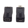 chenyang 2 Pack Mini USB Male/Female to Micro USB Male/Female