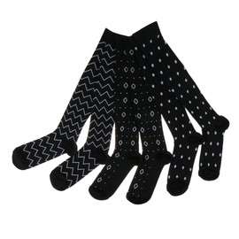 FOMIYES Compression Socks for Women 3 Pairs Breathable Elastic Relief Calf Muscle Stress Suitable for Sports Stylish for Shoes