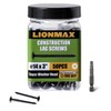 LIONMAX Lag Screws 3 Inch, Structural Wood Screw #14 x