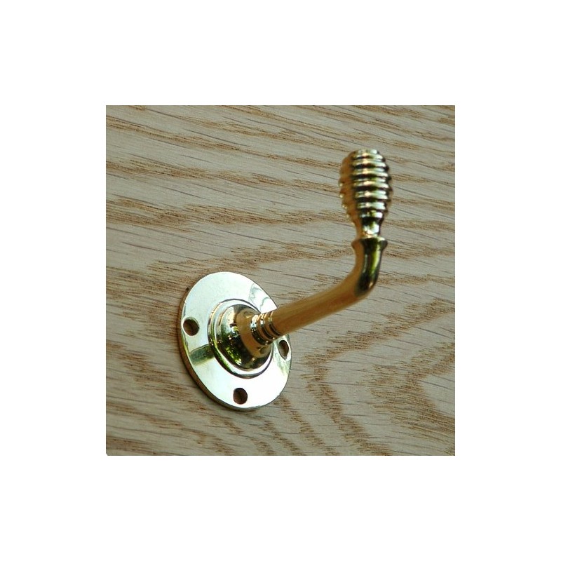 Castelion® Elegant Brass Beehive Coat Hook (Small Beehive Hook)