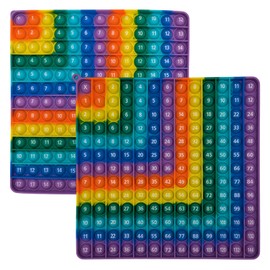 Educational & Learning Times Table Pop - It is Easy to Follow Math Learning Aid for 5, 6, 7 Years Old - Stress Relief Push Pop Multiplication Fidget