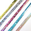 BNT-003 Pink Hologram Wire Vinyl Tie Wrapping Ribbon Gift Valentine's