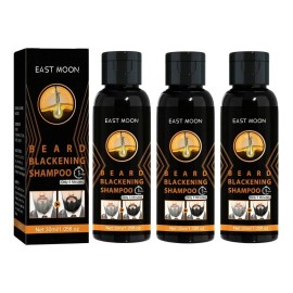3×champú Natural For Oscurecer Barba C Guys,for Ennegrecimi