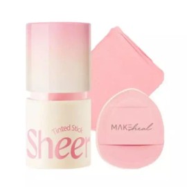 Makeheal 메이크힐 틴티드 스틱 쿨 블러셔 발색 01 쉬어 블라썸 Makeheal Tinted Stick Cool Blusher Shade 01 Sheer Blossom