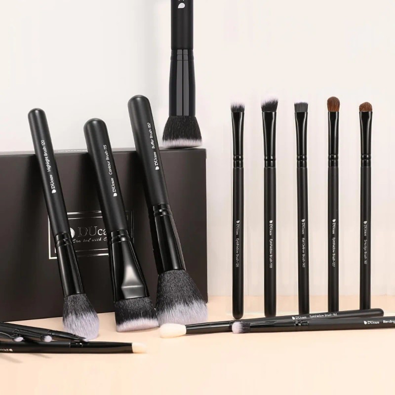 Juego De Brochas De Maquillaje Ducare (15 Unidades)