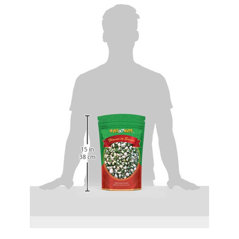 Green Wasabi Peas | 4 Pound Resealable Bag of Hot