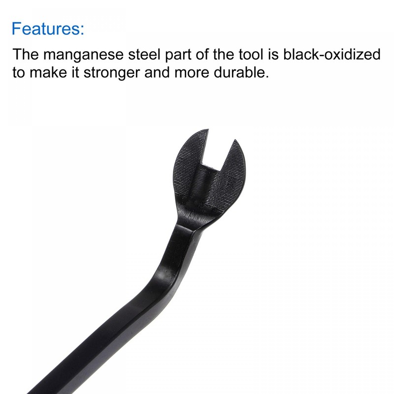sourcing map 6 Inch All-Purpose Black Oxide Manganese Steel Fastener