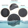 PHELRENA Swimming Cap Waterproof Premium Silicone Solid Long Hair Earmuffs