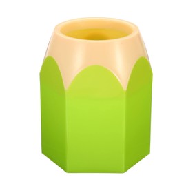 PATIKIL Pencil Holder, Pen Holder for Desk Cute Plastic Pencil Holder for Desk Pencil Holders Cup Organizer Pencil Shape, Green