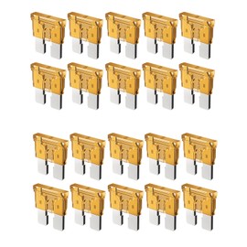 Riseuvo 20pcs 5A Standard Car Fuses - 5 AMP Automotive Fuses(ATO/APR/ATS), 32V (12/24V) Blade Fuse for RV/Truck/SUV