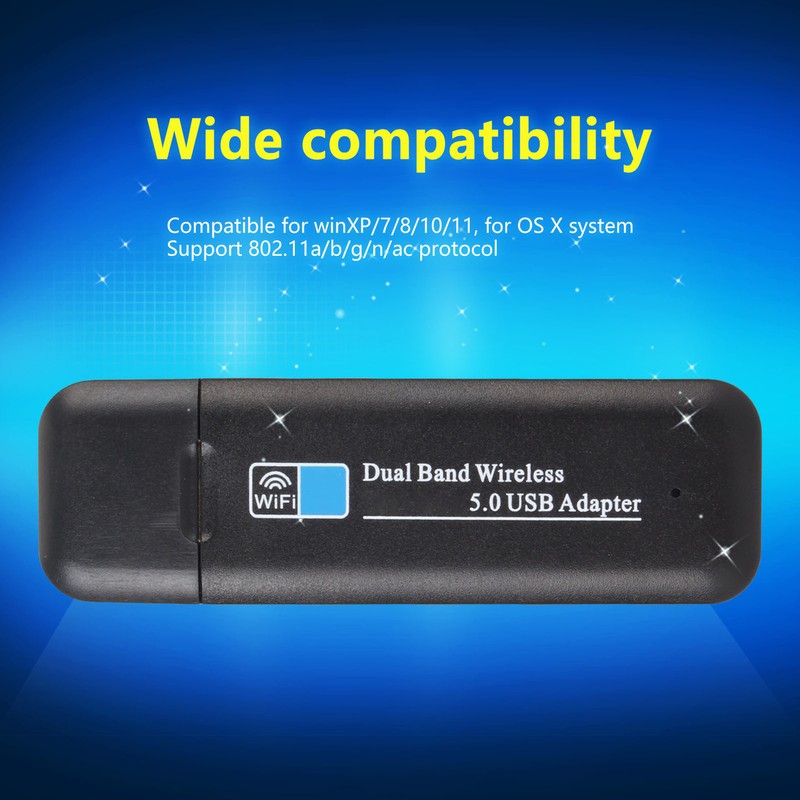 USB 3.0 WiFi Adapter 1300Mbps 2.4G 5Ghz Dual Band Support