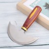 Leather Knife Cutting Trimming Tool Round Shape Imported Steel DIY