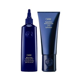 ORIBE Mirror Rinse Glass Hair Treatment & Supershine Moisturizing Cream Bundle