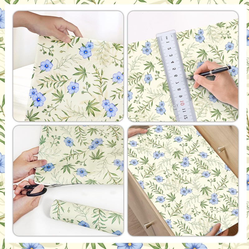 Linen Scented Drawer Liners, 6 Sheets Scent Paper for Drawers,