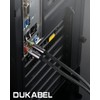 DuKabel 1.2M Earphone Microphone Converter Cable 4 Pole Female x