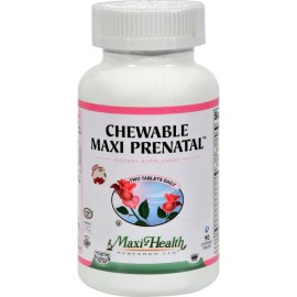 Maxi-health Vitamina Prenatal Masticable 90 Unidades