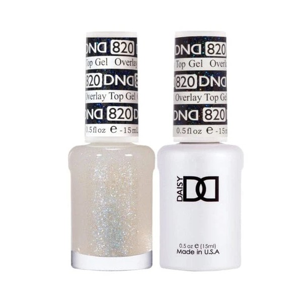 DND Duo Matching OVERLAY GLITTER TOP GELS - #820