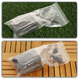 com-four® 100 x Ziplock Bags - Transparent Bags with Pressure Seal - Zip Bags Resealable - Poly Bags with Closure - 305 x 150 mm