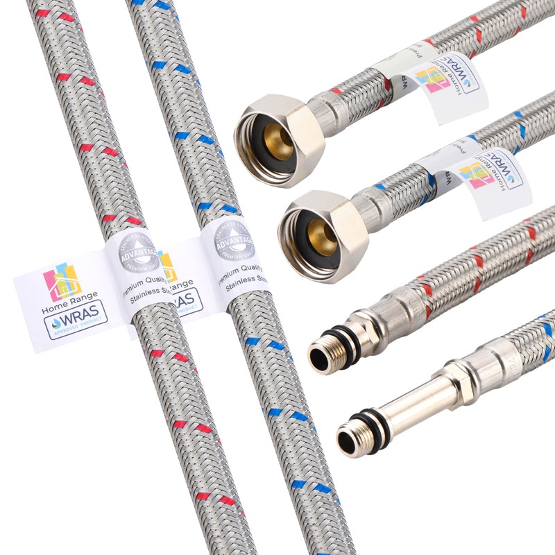 Home Range 2X M10 x 1/2, |9 Lengths|200mm Flexible Tap