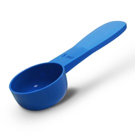 5pc Kit, RE-GEN 5ml Reusable Short Handle Plastic Measuring Spoon Scoops Dosing Spoons | Ideal for Liquids, Powders, Granules, Home, Kitchen, Catering, Healthcare, Fitness
