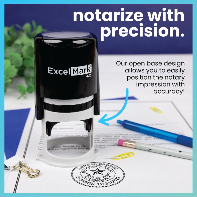 ExcelMark Notary Stamp for All 50 States - Official State