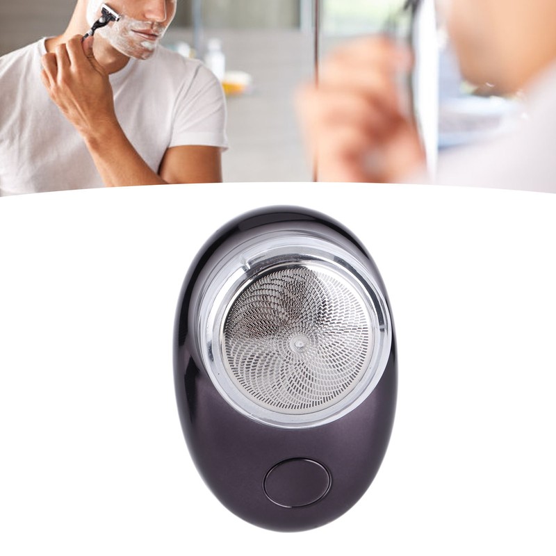 Electric Beard Clipper Fine Trimming Stainless Steel USB Rechargeable Portable