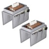 2 Pack Couch Arm Caddy, Armchair caddy with Tray, Sofa