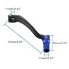 GOOFIT Blue Black Aluminum Alloy Shift Gear Shift Lever Foldable