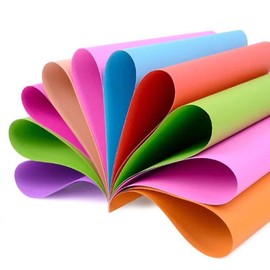 Meet-shop Origami Paper, Craft Folding Paper, 100 Sheets, 10 x 10 cm, Double-Sided Craft Paper, 10 Colours, High Quality Folding Sheets for Children, Art and DIY Craft Projects