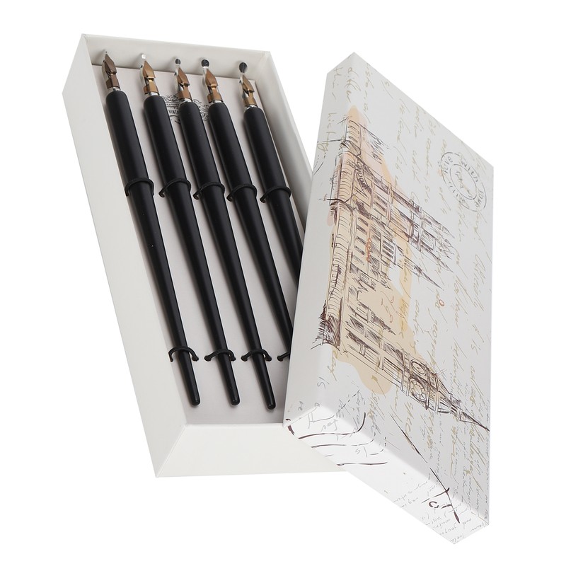 Wooden Handle Dip Pen Home Office Art Painting Calligraphy Fountain