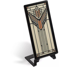 Frank Lloyd Wright Sumac (Cream) 4″×8″ Decorative Tile