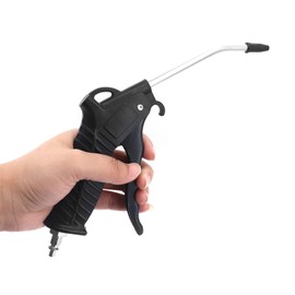 Yuhtech Black Air Duster Blow Gun Kit with 5M Recoil Blow Dust Gun Quick Connects Cleaning Kit for Lorry Truck Car