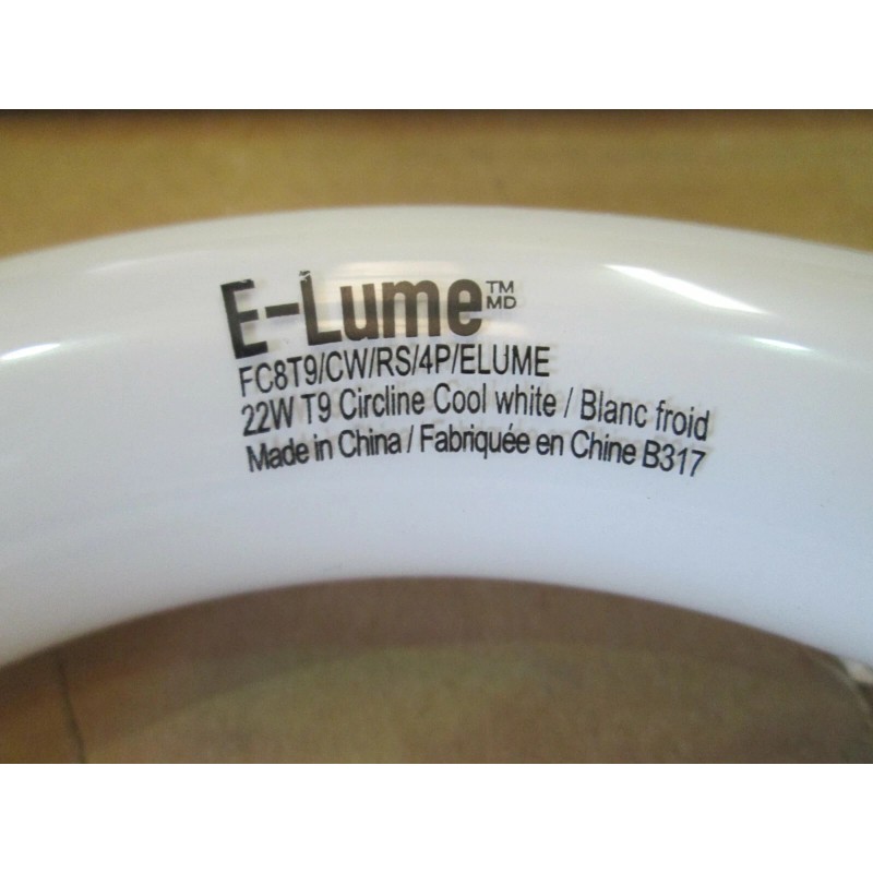 GE E-Lume Fluorescent Circline Lamp 7" OD FC8T9/CW/RS/4P/ELUME 22 Watts