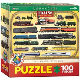 Trains 100 Piece Jigsaw Puzzle