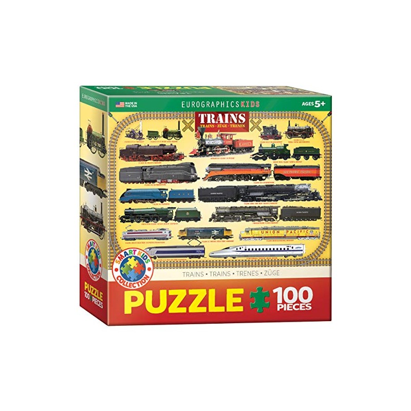 Trains 100 Piece Jigsaw Puzzle