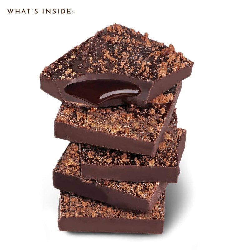 Ethel M Chocolates Holiday Brownie Batter Ganache Dark Chocolate Gourmet