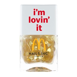 Nails.INC x McDonald’s I’m Loving It Gold Heart Nail Topper
