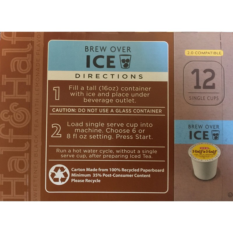 H.E.B. Half & Half Ice Tea and Lemonade single cups