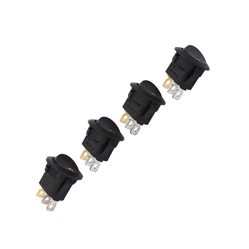 20Pcs Rocker Switch 3 Pin 2 Position 12V Toggle On
