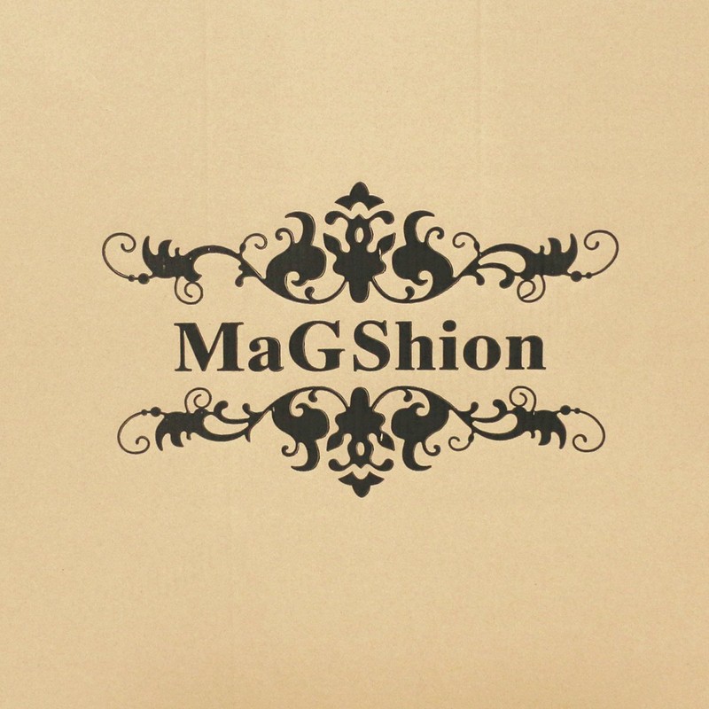 Magshion*Unfold Leather Storage Ottoman Bench Footstools Square (Red)