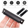 Taicols 2 Pcs Sliding Door Handles, Aluminum Alloy Curved Handle