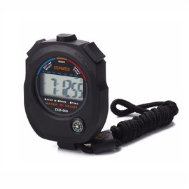 Electronic Digital Stopwatch, Handheld Sports Stopwatch Timer with 12/24 Hour Clock Alarm Calendar for Coaches Referee Fitness