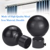 STCRERAG Poles Apart Ball Finial Curtain Rod Finials Replacement Sphere