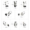 Pack of 8 Chopstick Holders, Cute Panda Shaped Chopstick Rack,