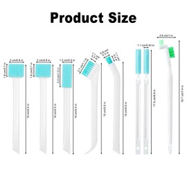 32Pcs Small Cleaning Brushes for Household, Deep Detail Crevice Brush Set Crevice Cleaning Tool for Humidifier, Window Groove, Bottle Cap, Toilet Corner, etc
