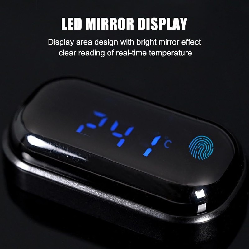 Aquarium Thermometer, High Precision Digital Aquarium Thermometer with Touchscreen and