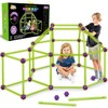 SpringFlower 100 PCS Glow in The Dark Fort Building Kit