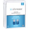 AllerEase Waterproof Mattress Protector- King Size Polyester Zip Allergy Protection