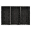 WENKO "Adria Organizer with Handles/Three Separations, Black